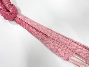 未使用品　正絹　手組帯締め